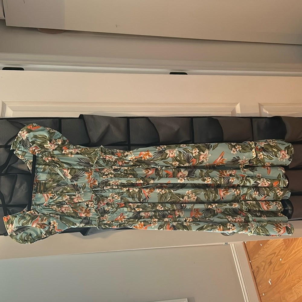 Polyester maxi boho dress